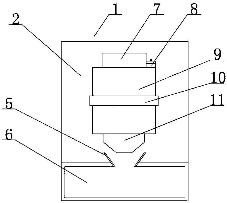 Wheat aleurone layer stripping device