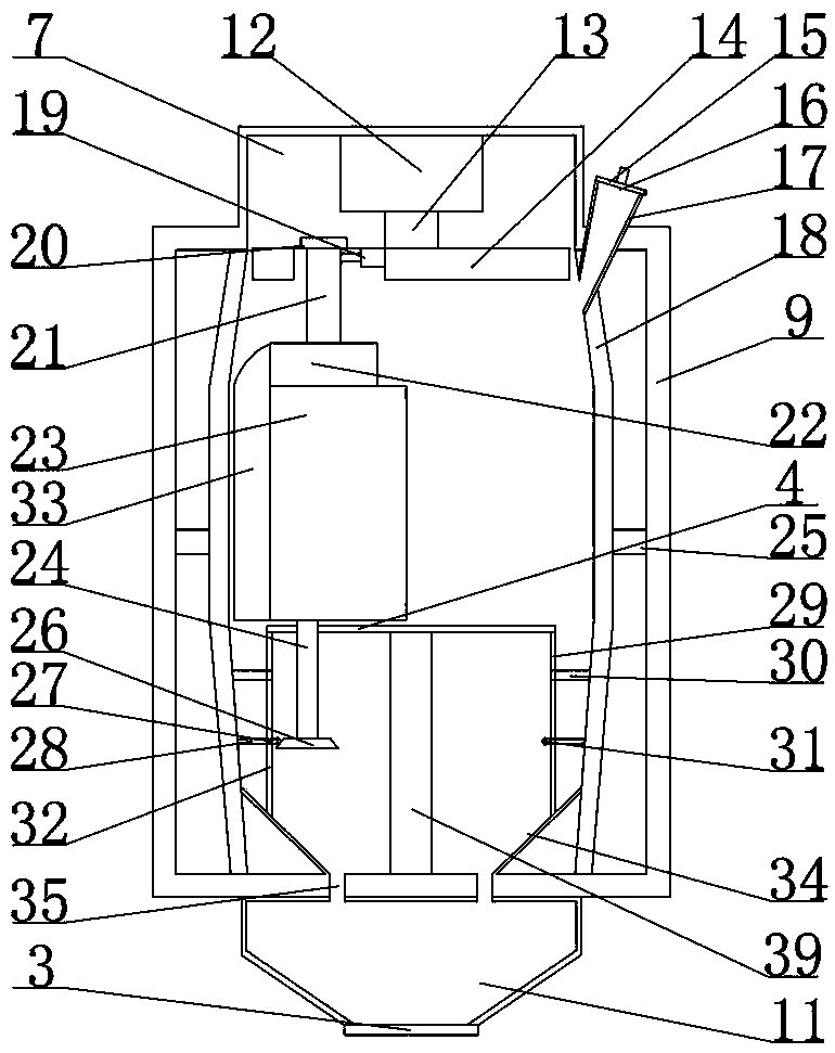 Wheat aleurone layer stripping device