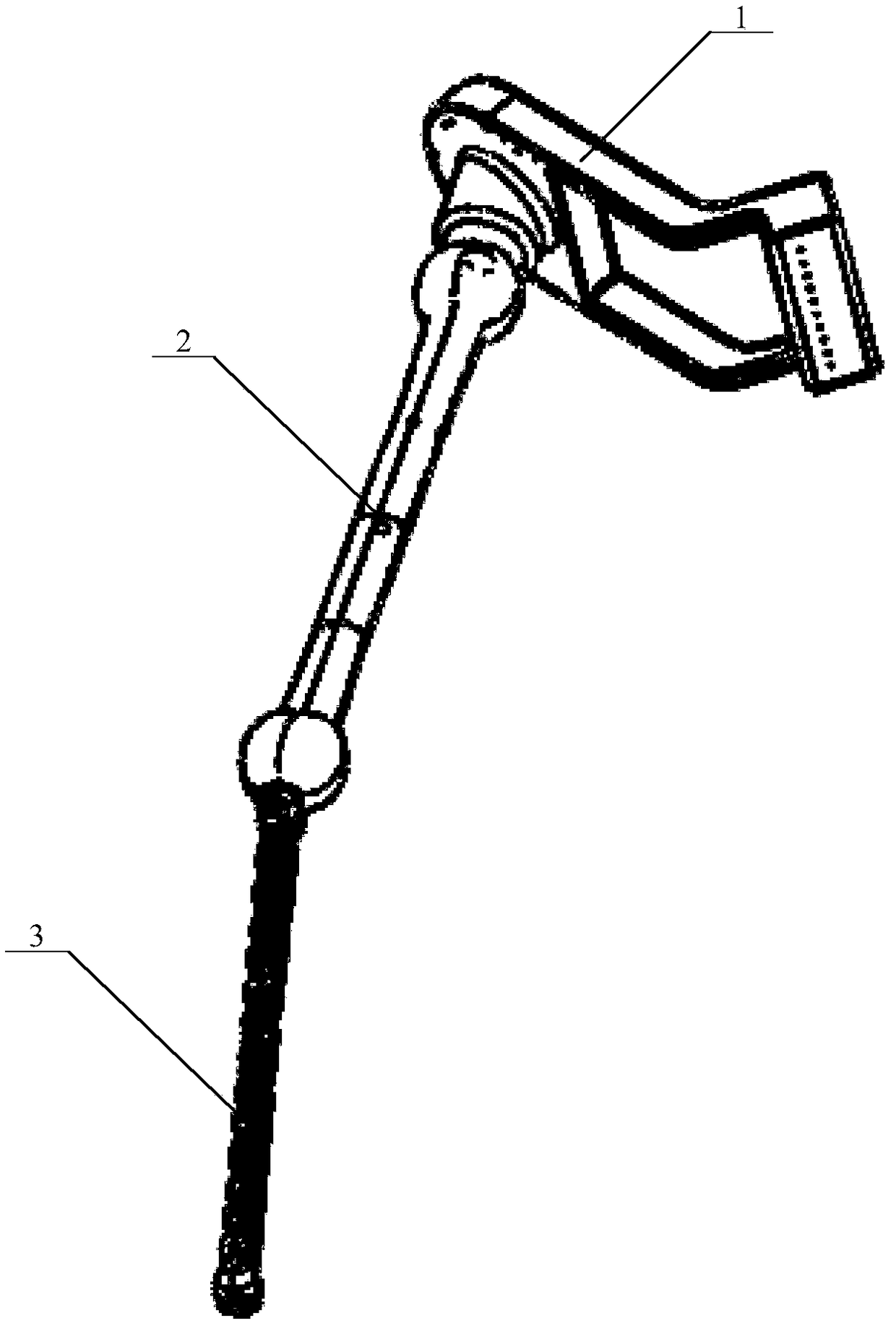 Humanoid shoulder joint system based on rope