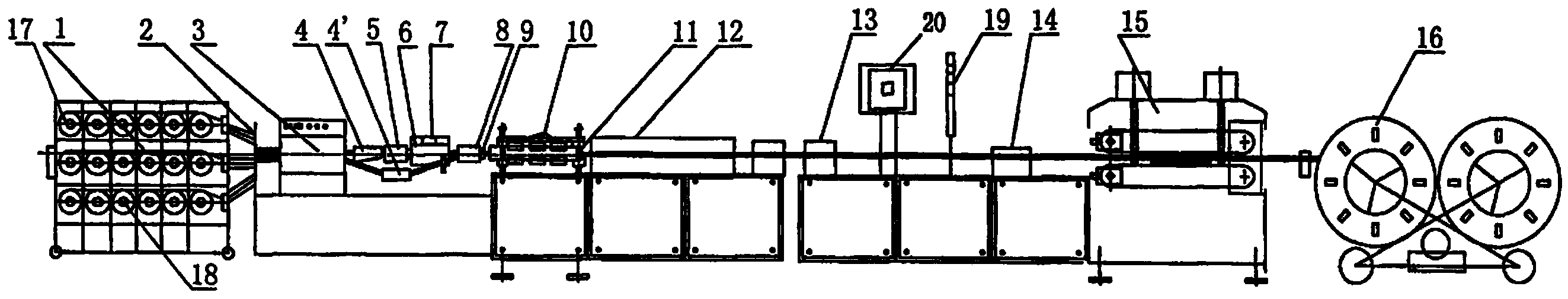 Electric transmission line carbon fiber composite core manufacturing method