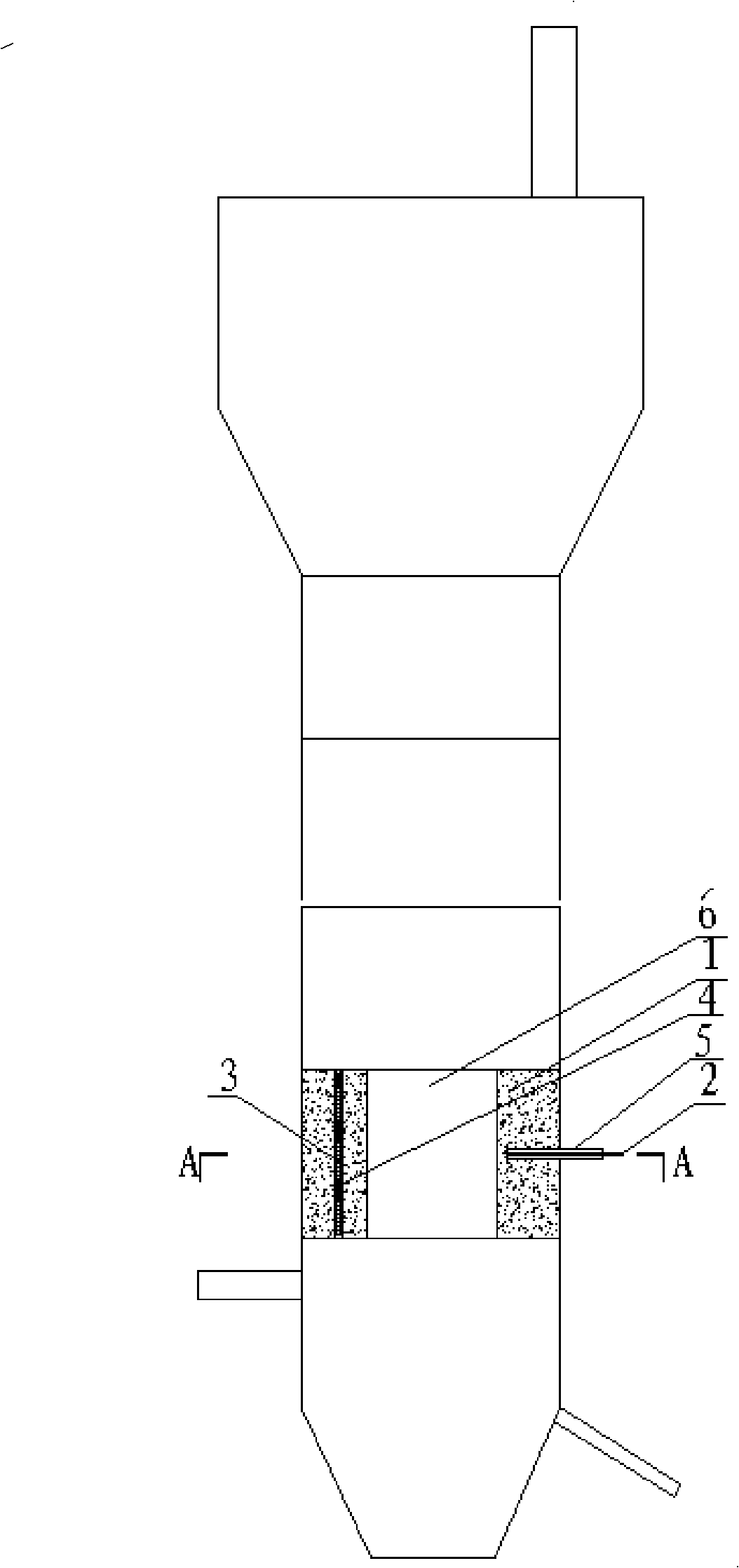 Boiling chlorination furnace with temperature-controlling device and temperature-controlling method thereof