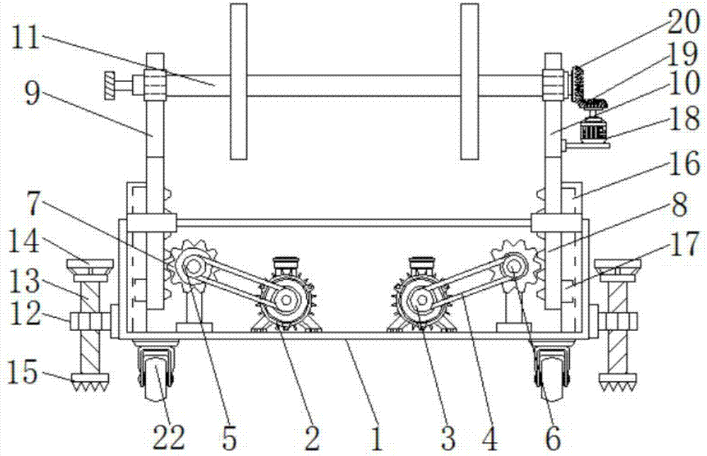 Cable twisting device