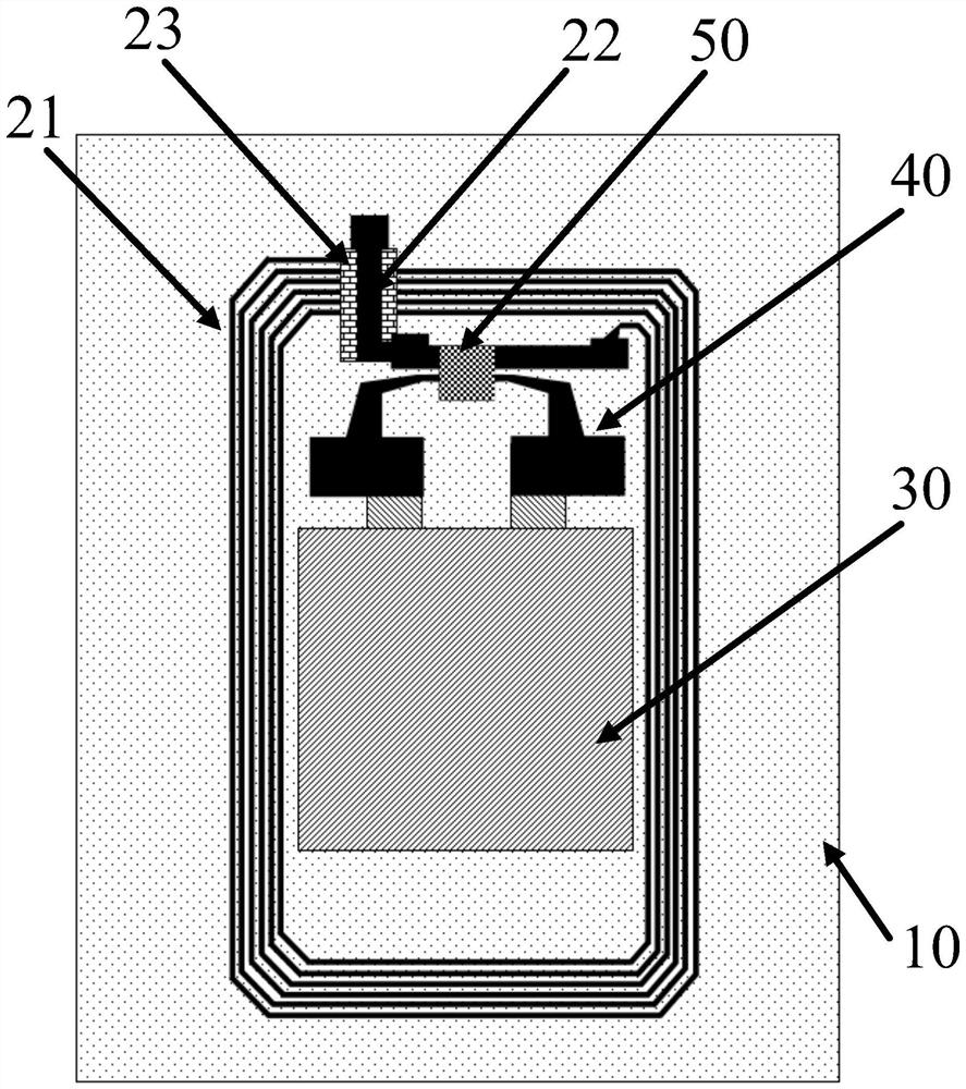 Integrated antenna, manufacturing method thereof and integrated electronic device