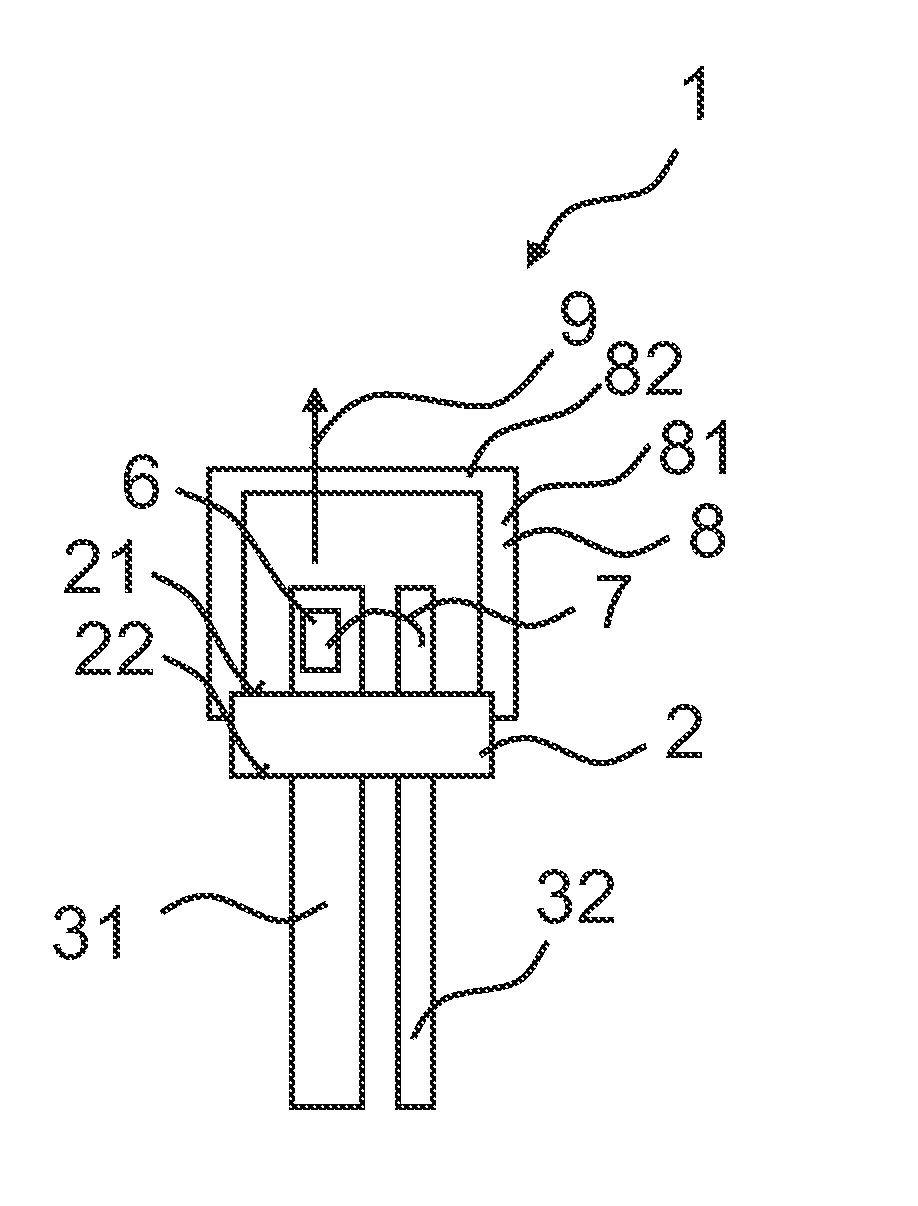 Package for an optoelectronic semiconductor component and semiconductor component