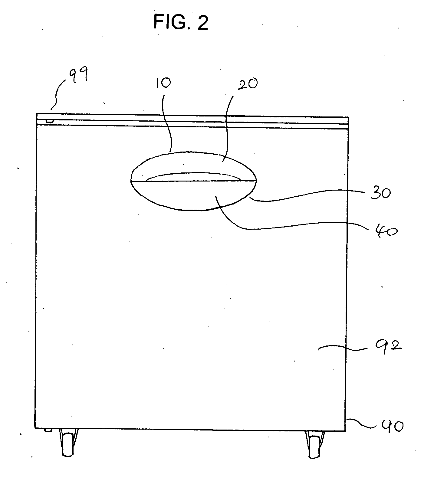 Door handle for refrigerators and kitchen units