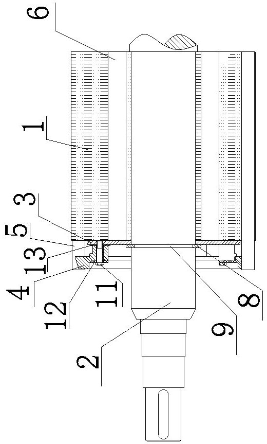 An anti-broken bar motor rotor