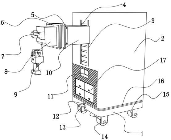 Handheld medical image scanning auxiliary equipment