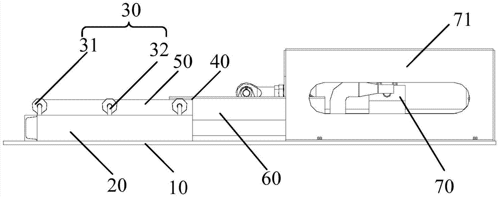 Water-cooled cover working door