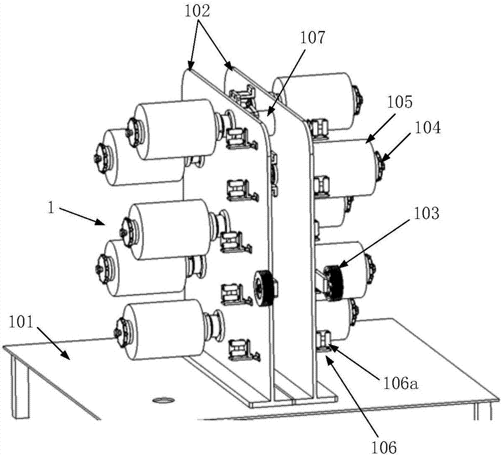 Carbon fiber winding machine process parameter adjusting system and tension adjusting method