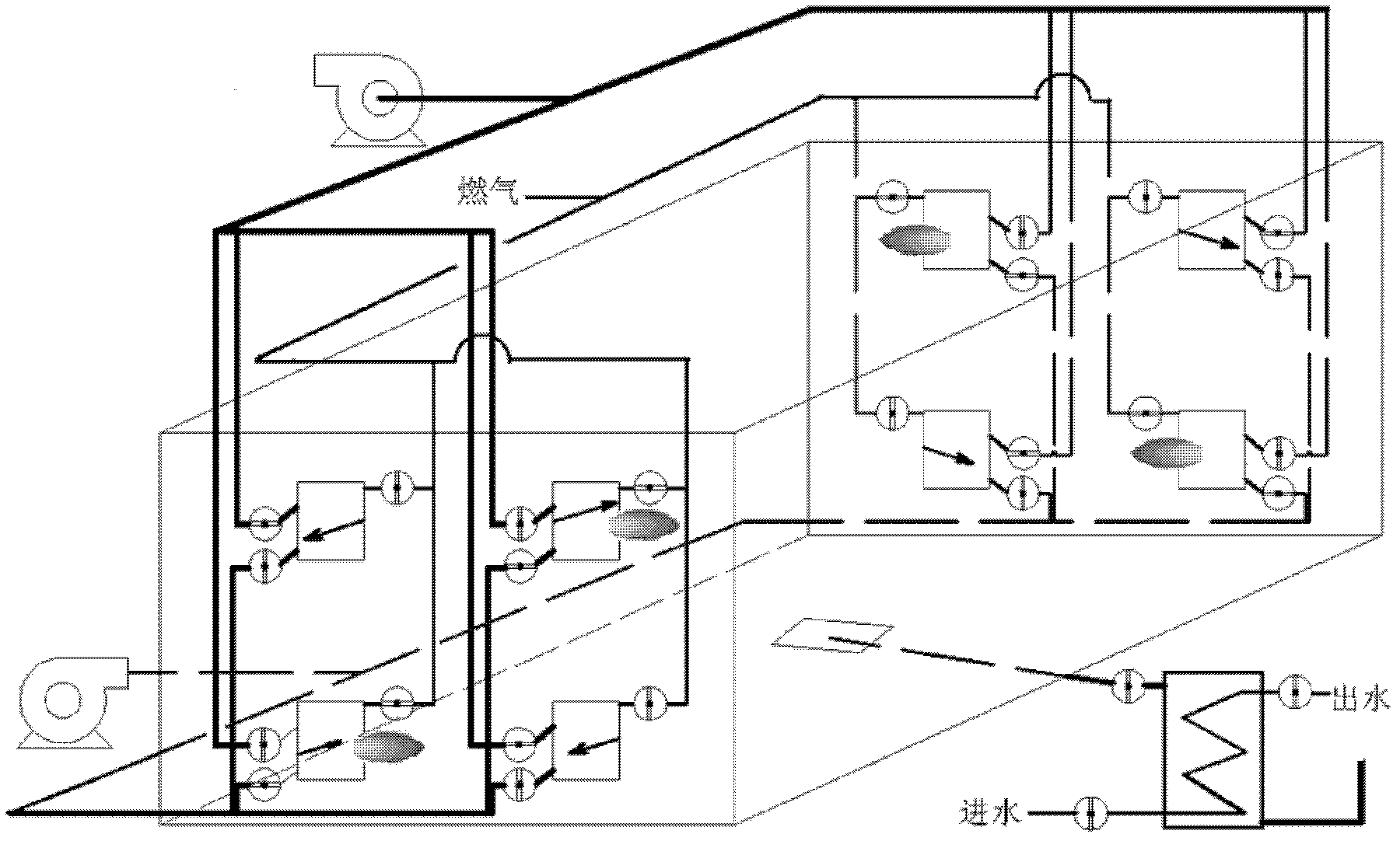 Energy-saving type shuttle type kiln