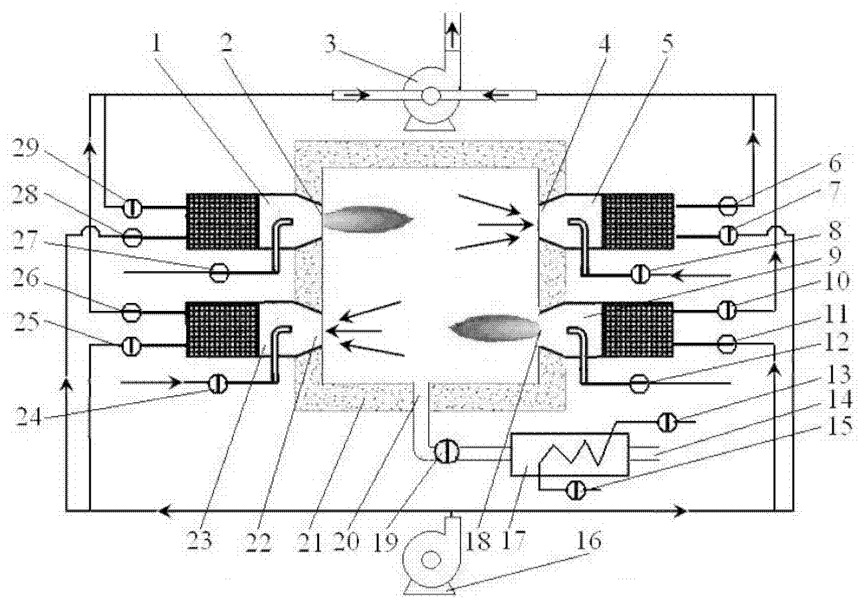 Energy-saving type shuttle type kiln