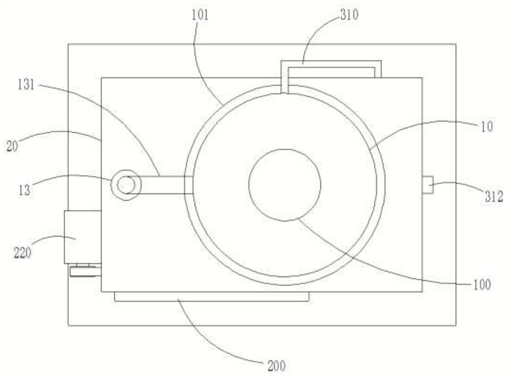 An ecological cycle device for harmless treatment of biogas slurry and residue