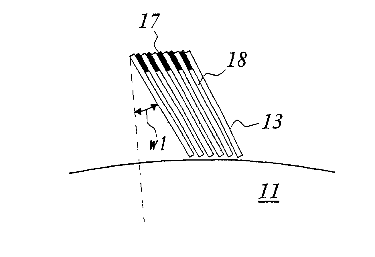 Leaf seal, in particular for a gas turbine, and method of producing it