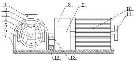 Elevator traction machine