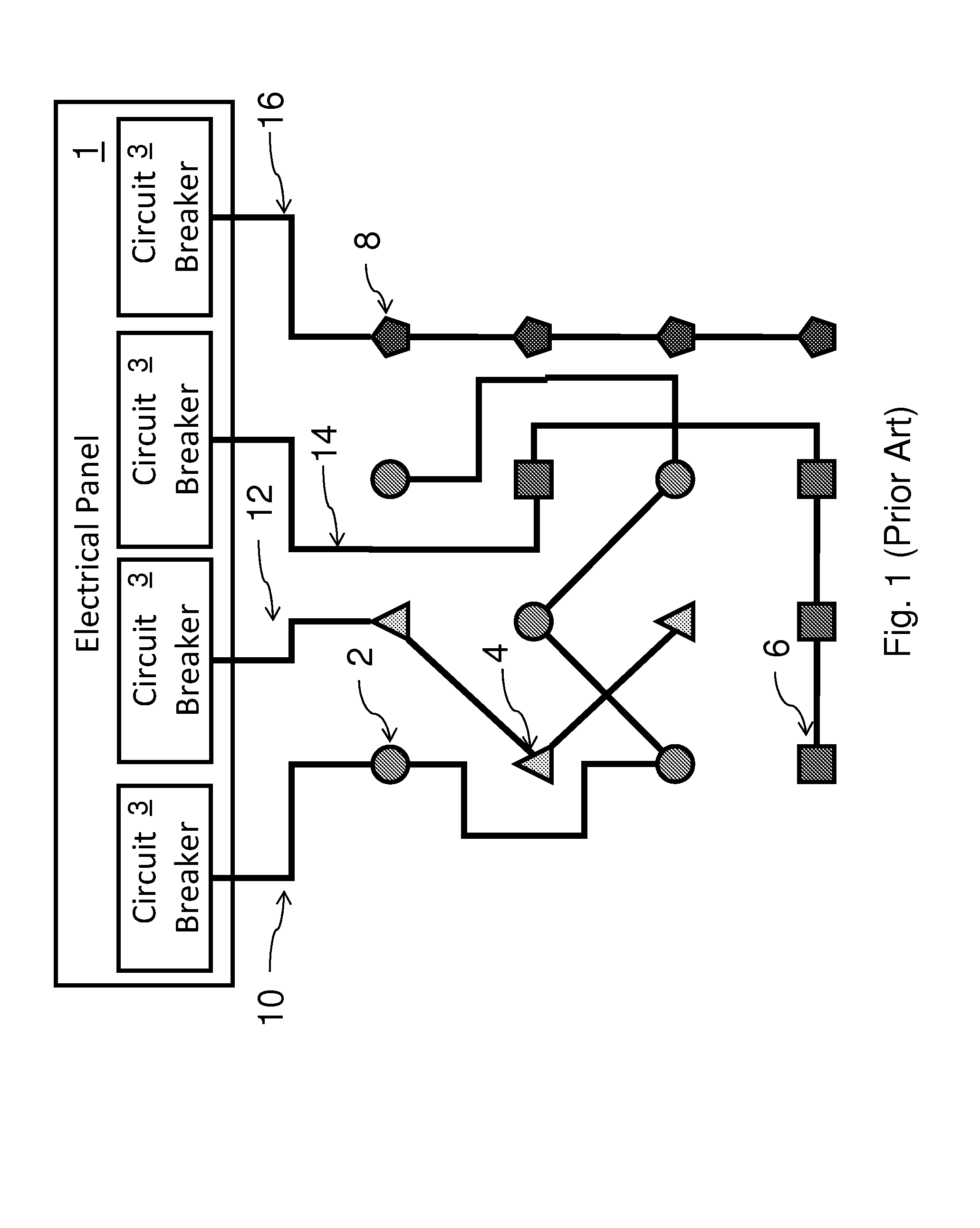 Wiring topology for a building with a wireless network