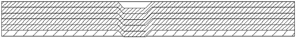 Automatic stacking device and production method for stator-rotor iron cores