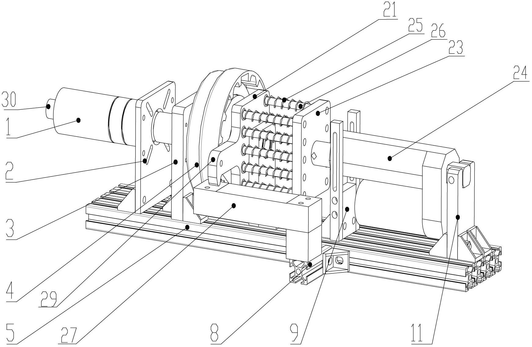 Performance testing system and performance testing method for portable motor