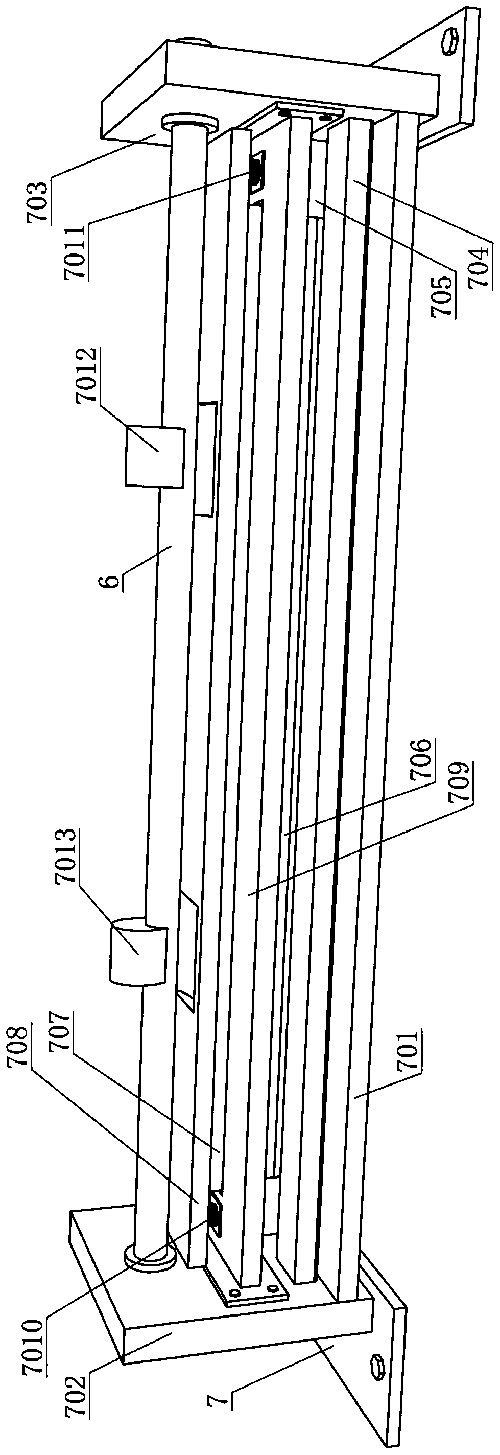 Wallpaper gum cutting-off device