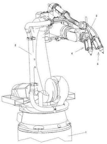 Stud welding robot for automobile welding line