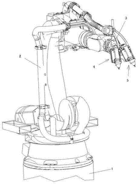 Stud welding robot for automobile welding line