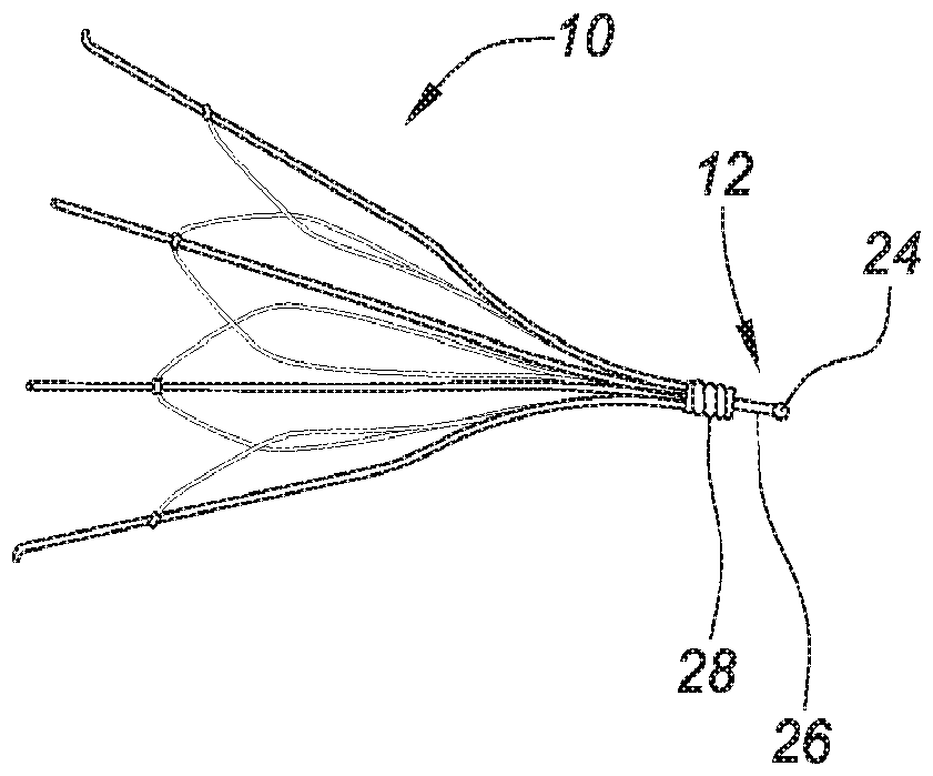 Systems, devices, and methods for retrieval systems having a tether