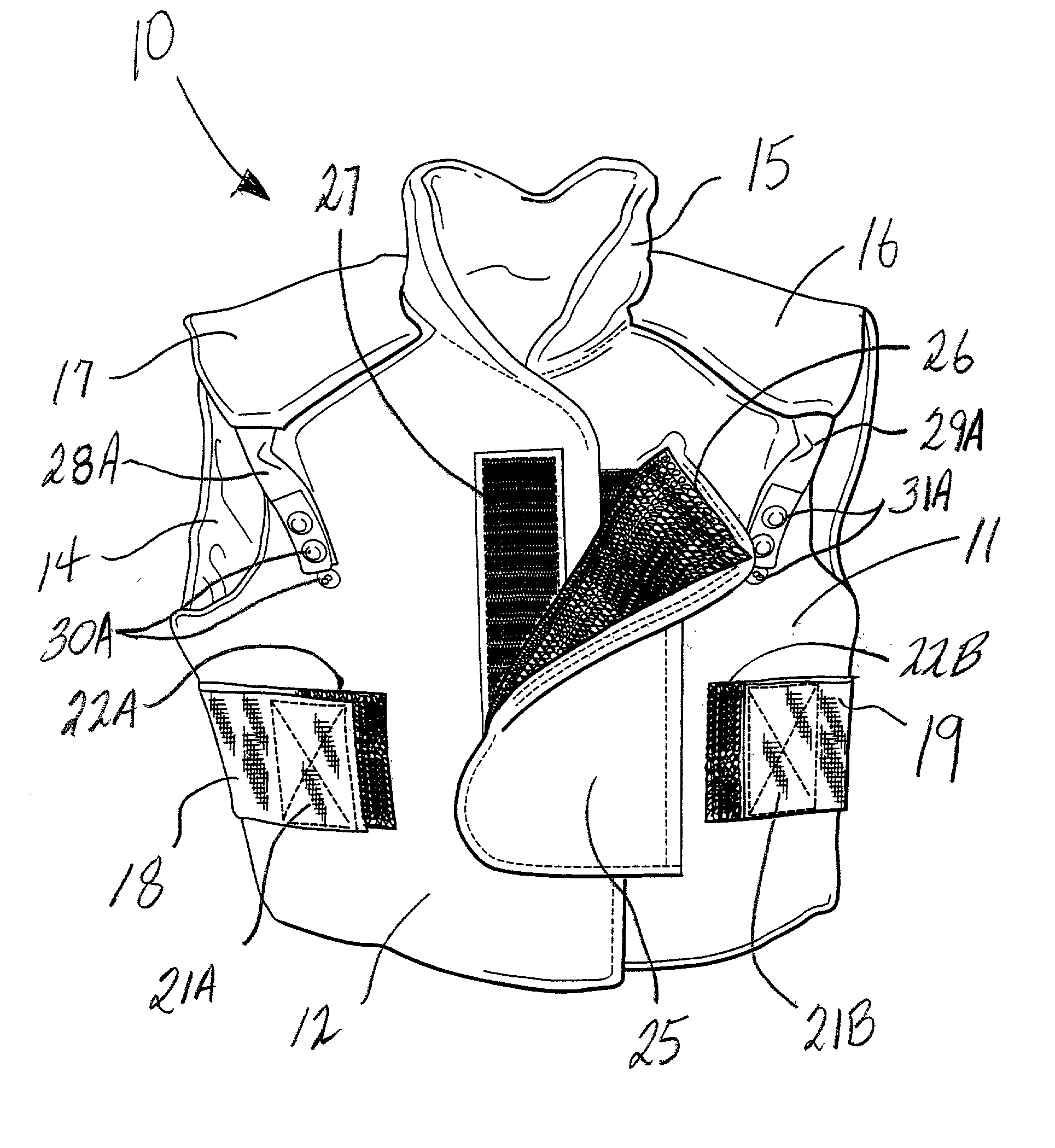 Lightweight soft body-armor product