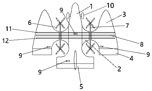 A special-shaped aircraft