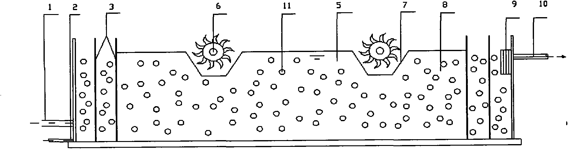 Moving-bed biofilm oxidation ditch