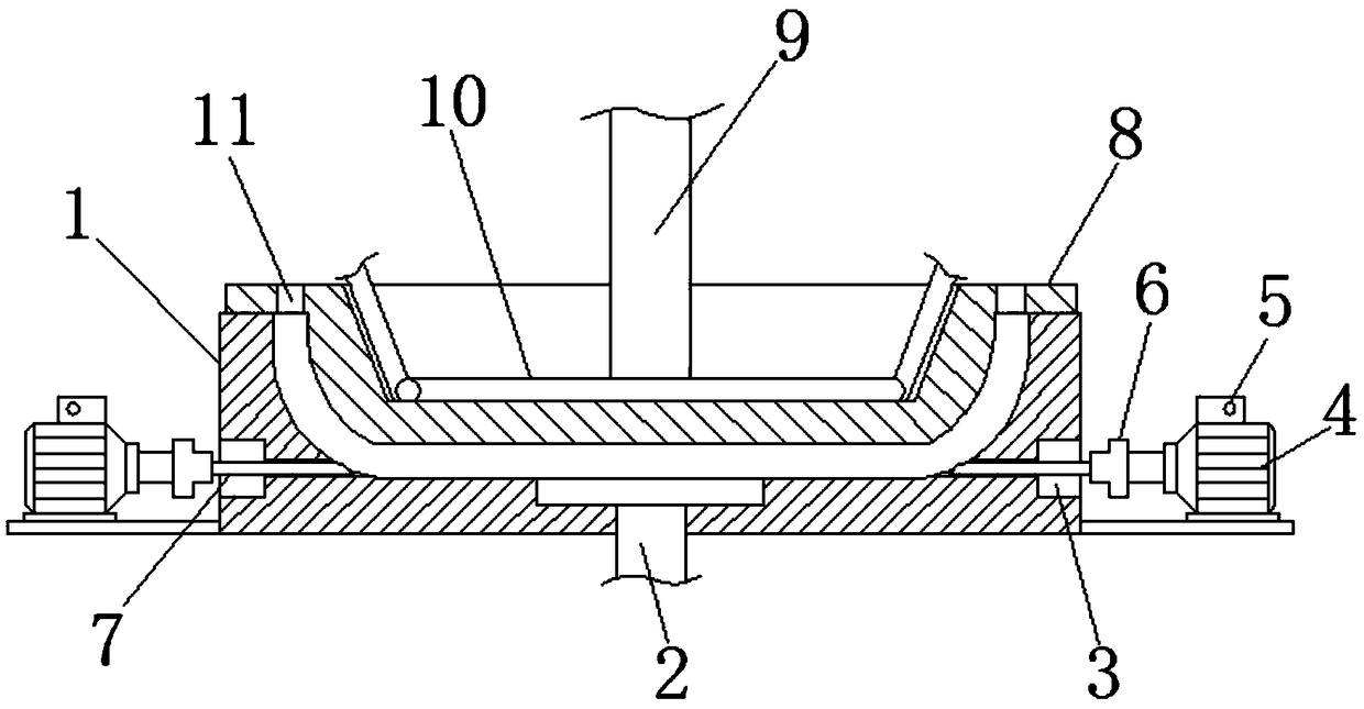 Injection mold for automobile bonnets