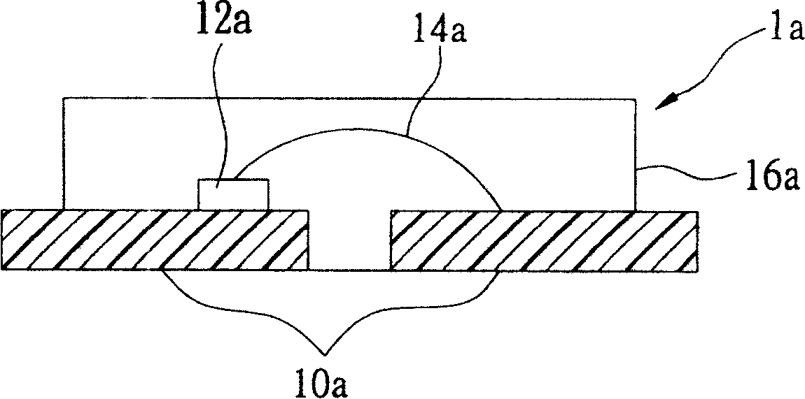 Structure for encapsulating semiconductor