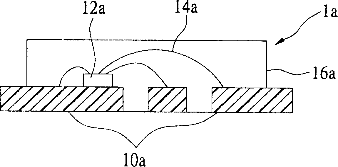 Structure for encapsulating semiconductor