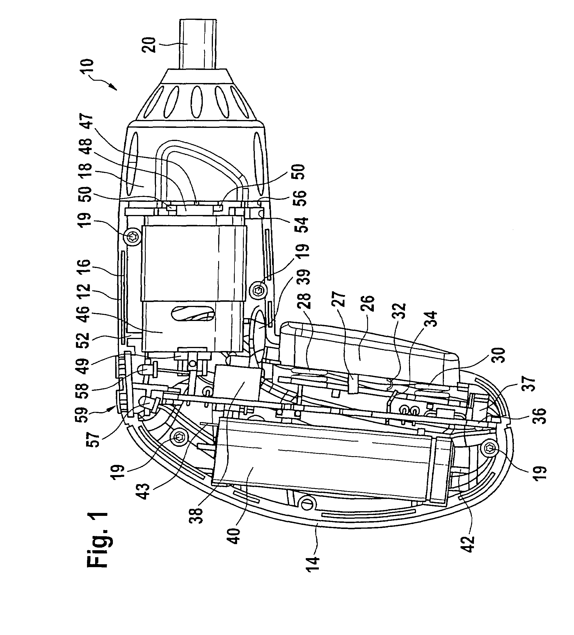 Battery-driven screwdriver