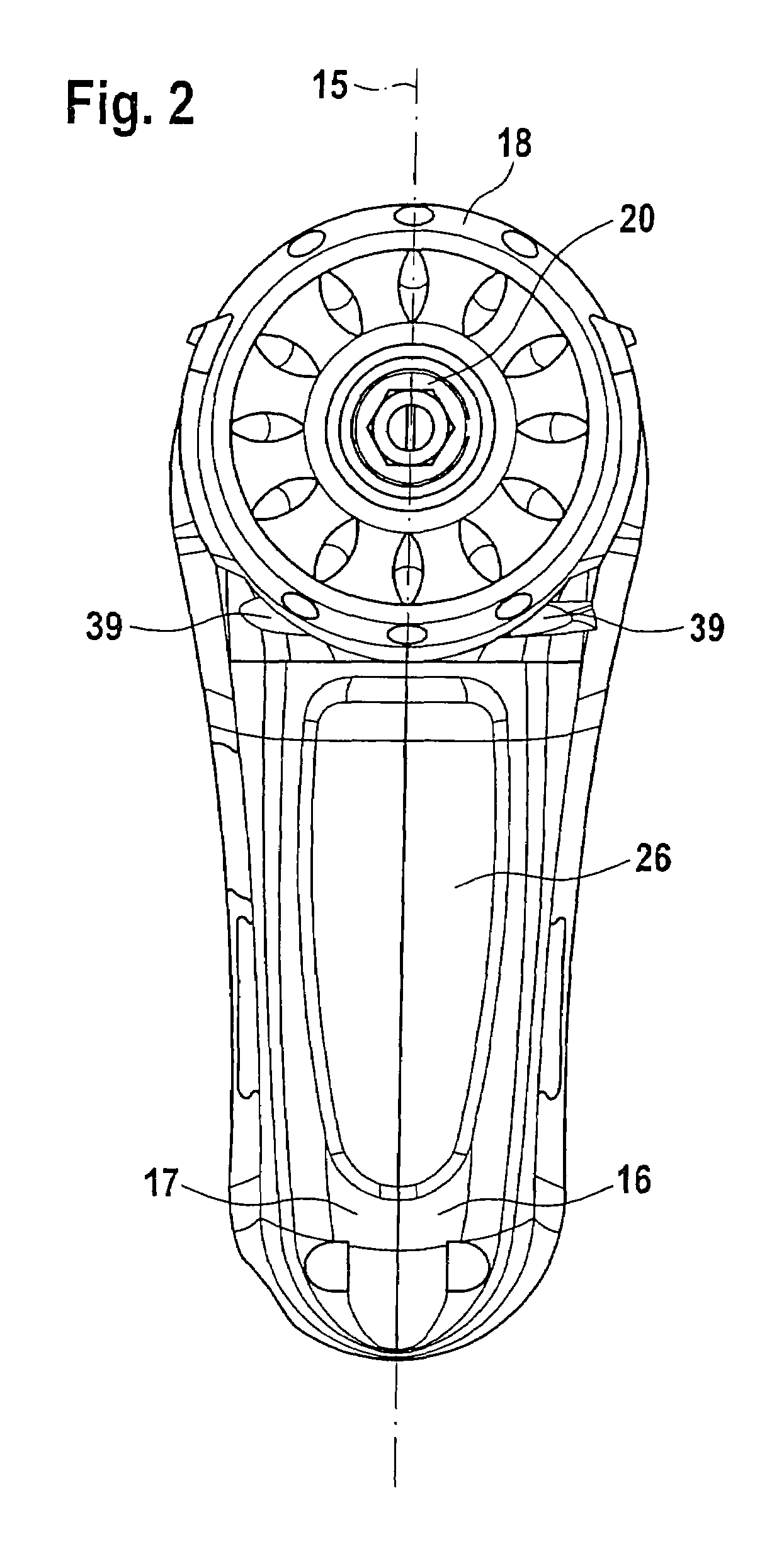 Battery-driven screwdriver