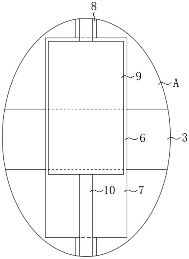 Roller pressing and dispersing device for quick-frozen caked food