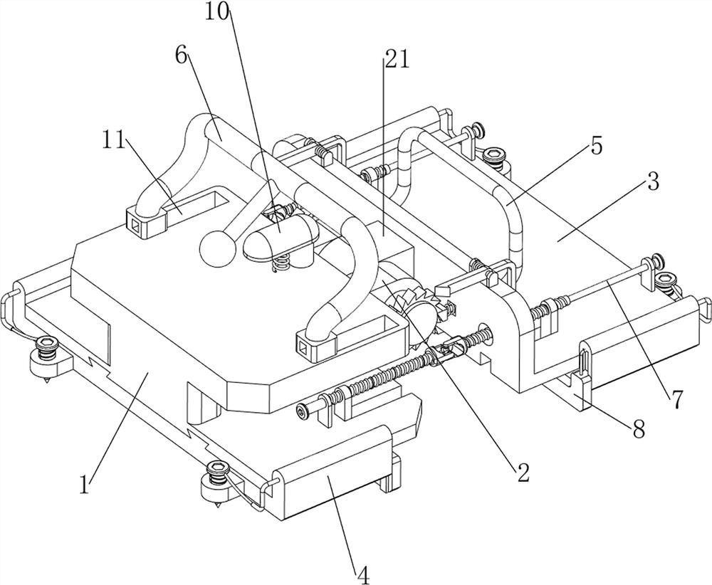 Connecting and locking device for building templates