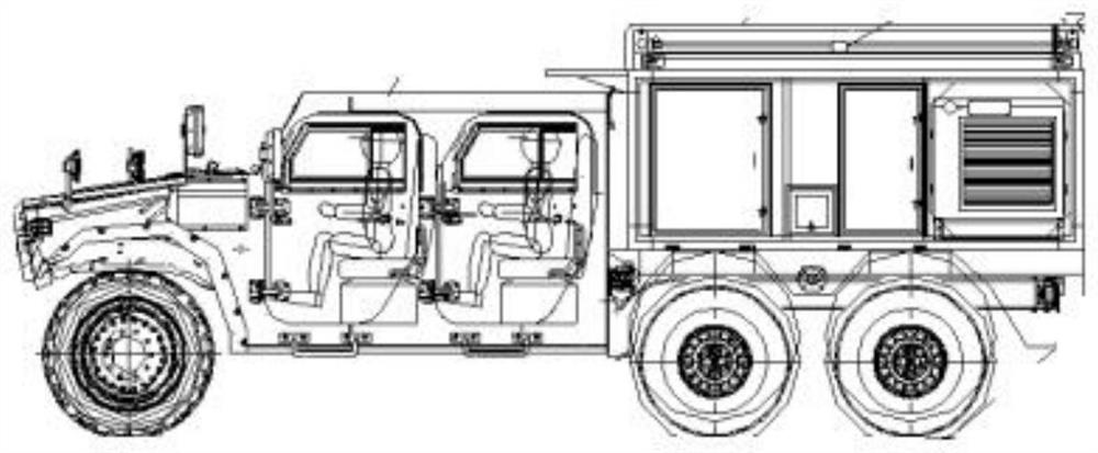 Mooring unmanned aerial vehicle system based on vehicle-mounted platform