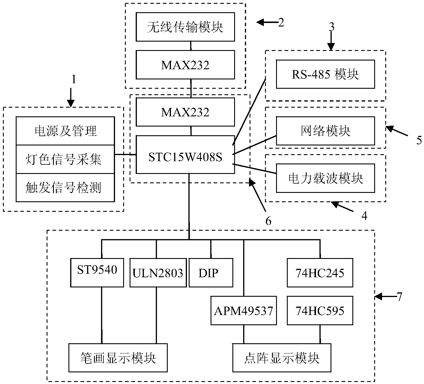 Self-adaptive traffic signal countdown display device and control method thereof