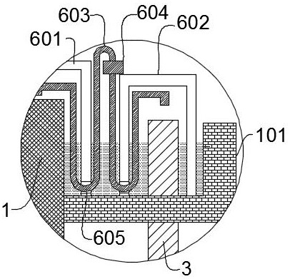 Liquid-sealed controlled-atmosphere storage tank and method based on combination of monomer structures