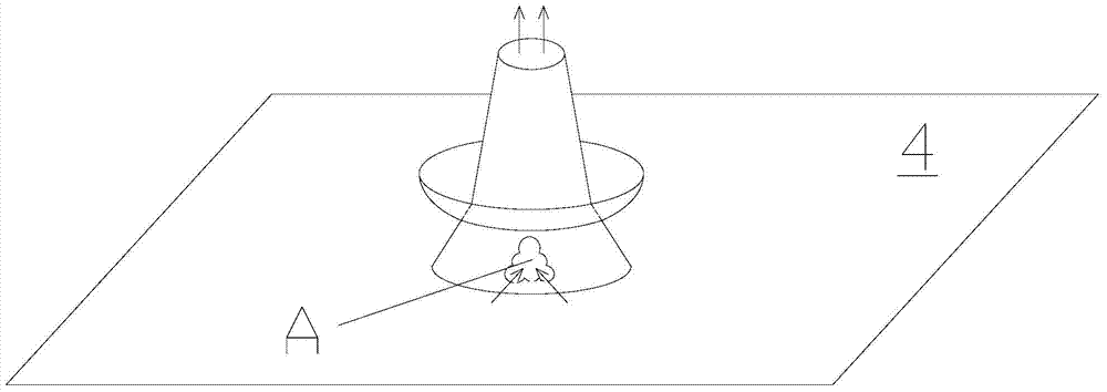 An environment-friendly charcoal hot pot and its smoke exhaust system