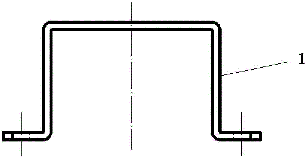 Pressing device of engine flange bearing bush