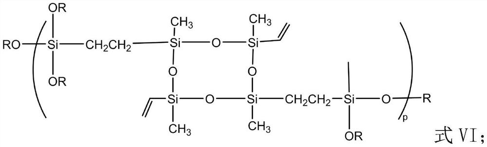 Organic silicon modified vinyl acetate ternary composition and preparation method thereof