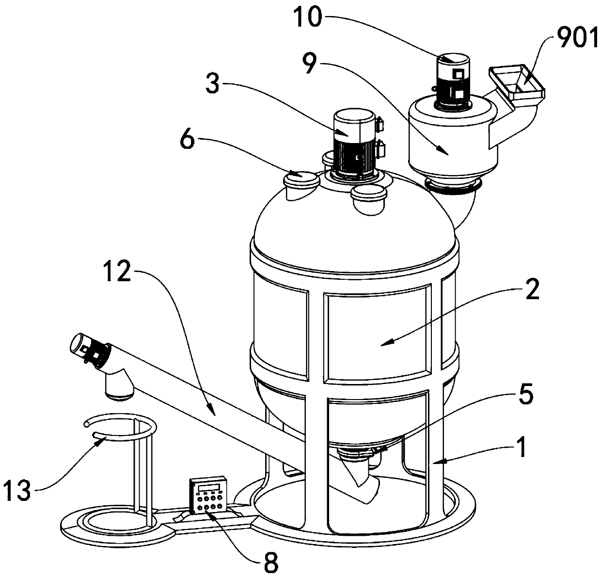 Equipment based on waterproof type premixed mortar