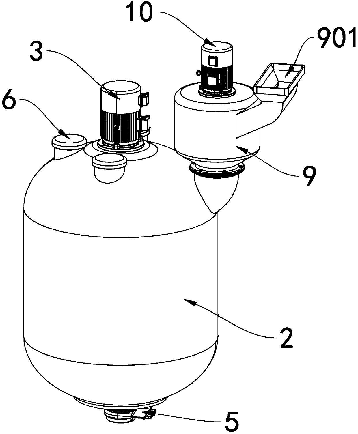 Equipment based on waterproof type premixed mortar