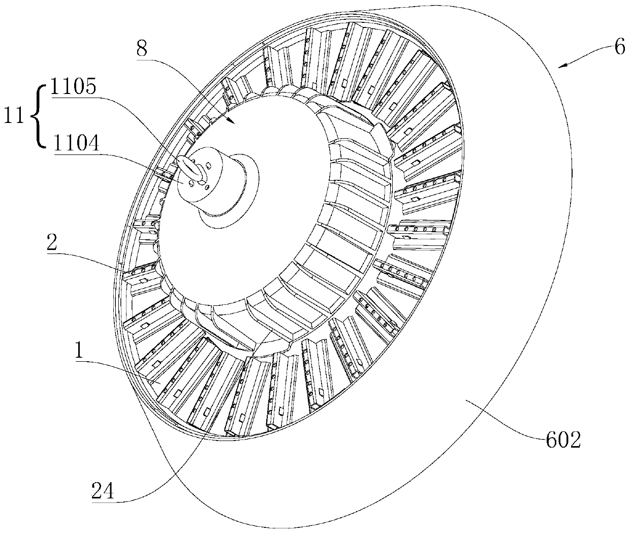 Lamp heat dissipation structure and ceiling lamp