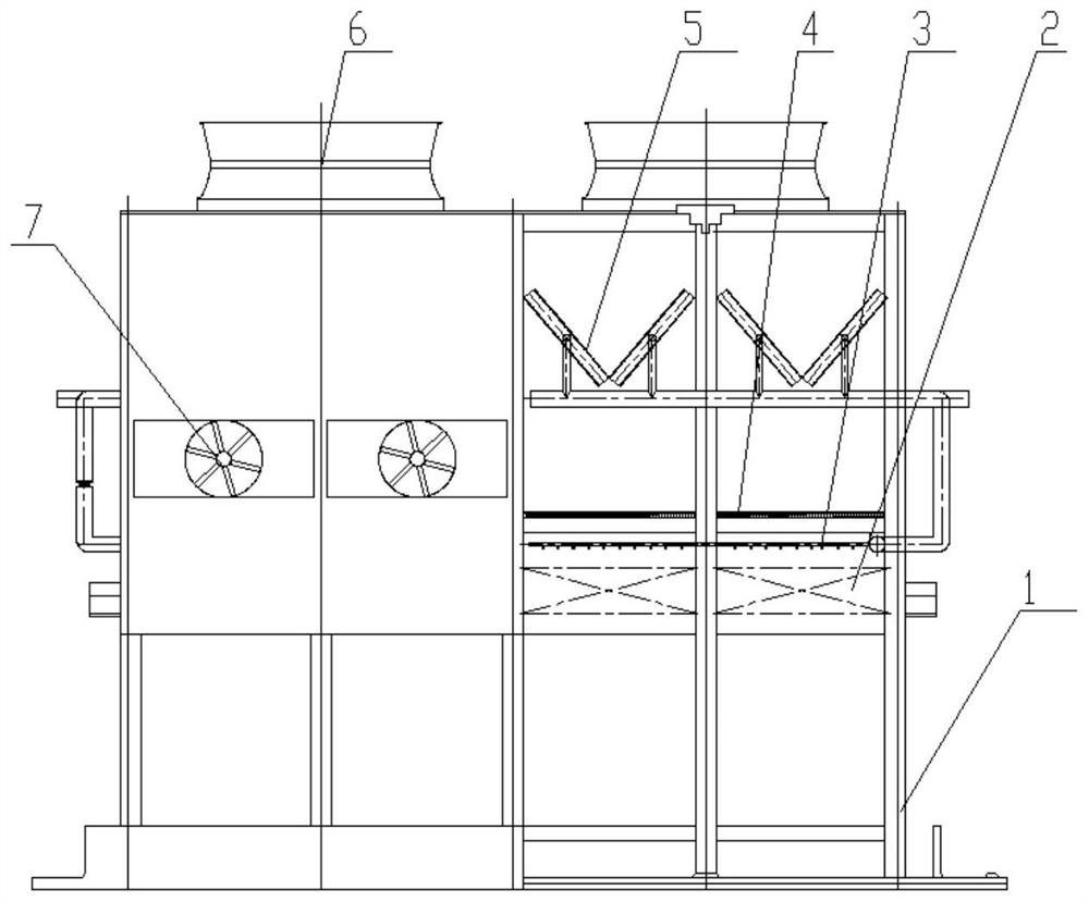 Ultra-water-saving fog dispersal type cooling tower