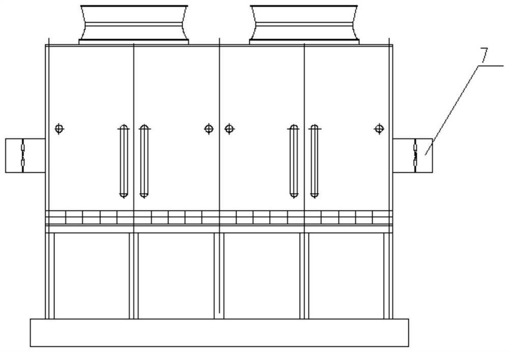 Ultra-water-saving fog dispersal type cooling tower