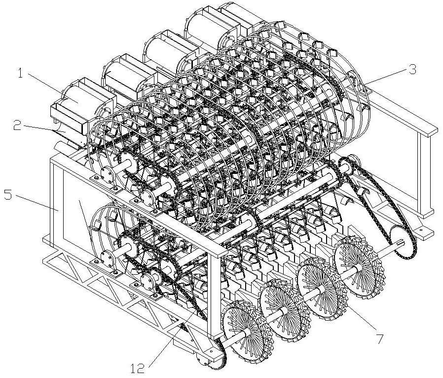 An automatic seedling transplanting machine