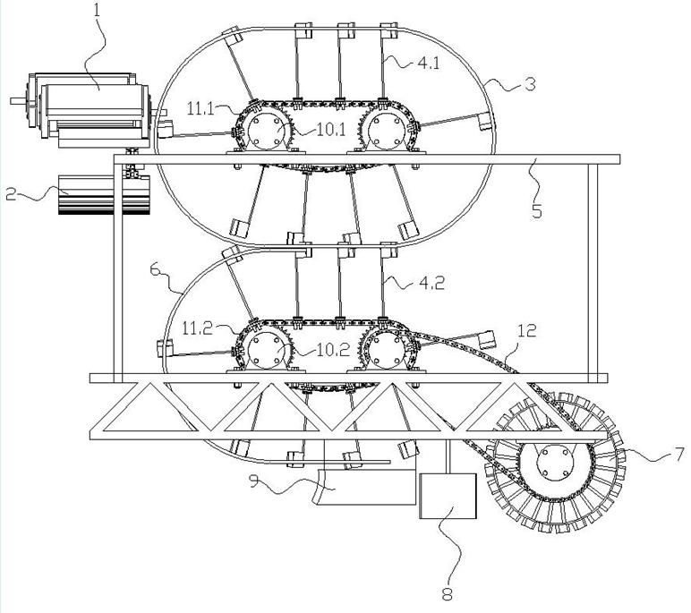 An automatic seedling transplanting machine