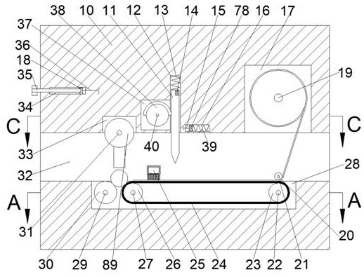 Device suitable for coiling and forming carbon fiber pipes with different diameters and different wall thicknesses