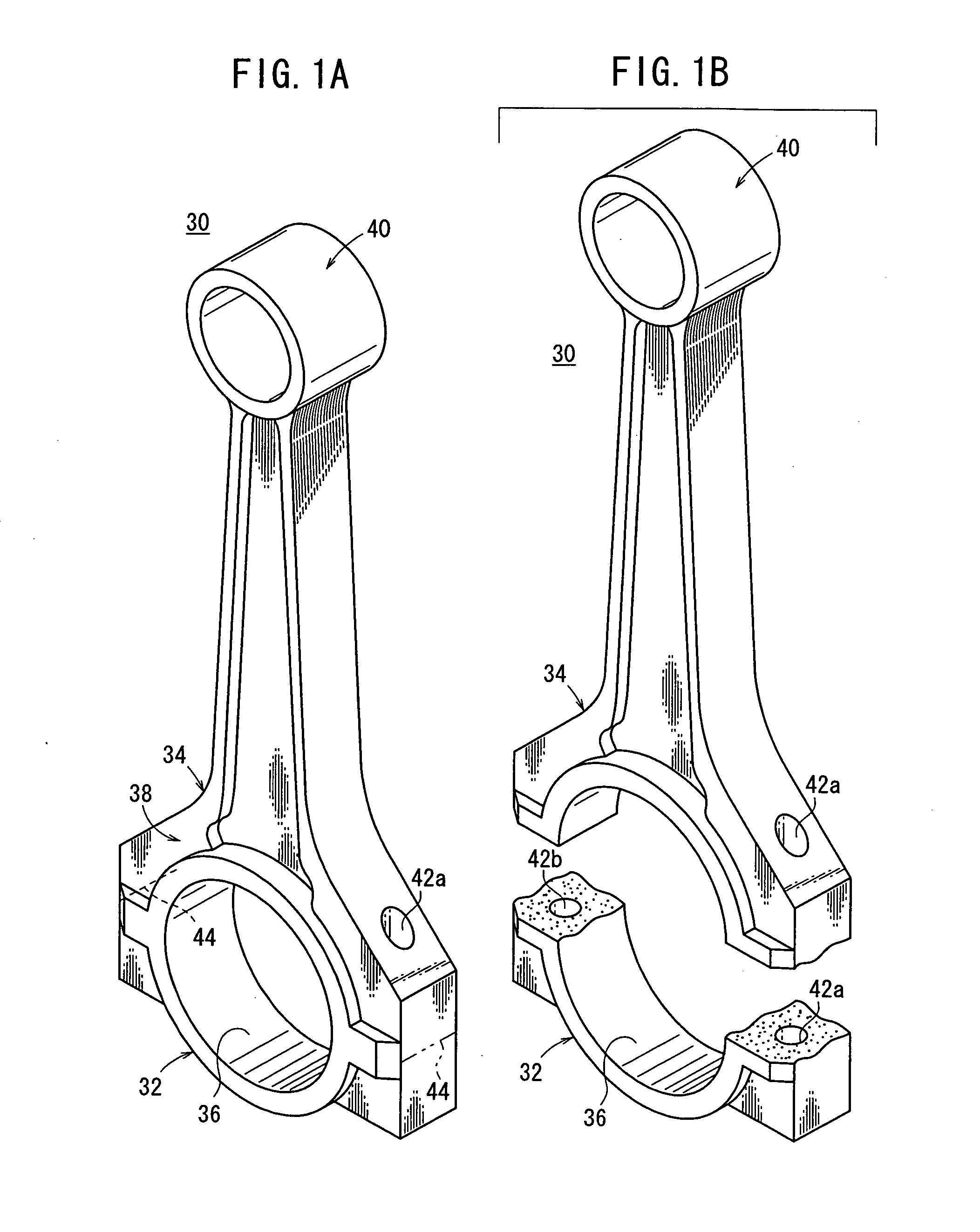 Method of and apparatus for cracking connecting rod